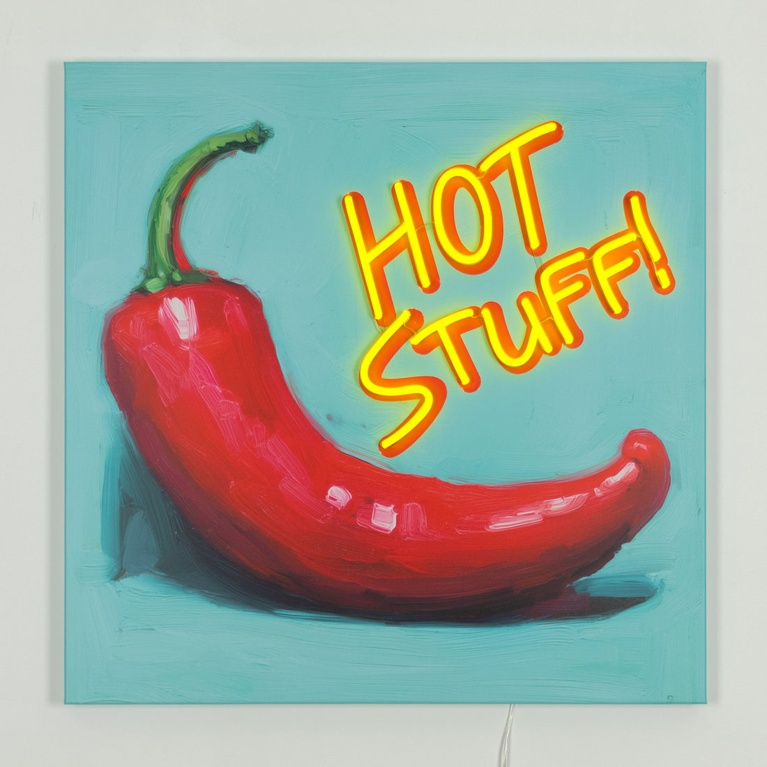 Hot stuff: LED Neon Canvas