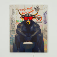 No Bull: LED Neon Canvas