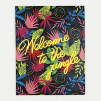 Welcome to the jungle Black: The Original Smiley LED Neon Canvas
