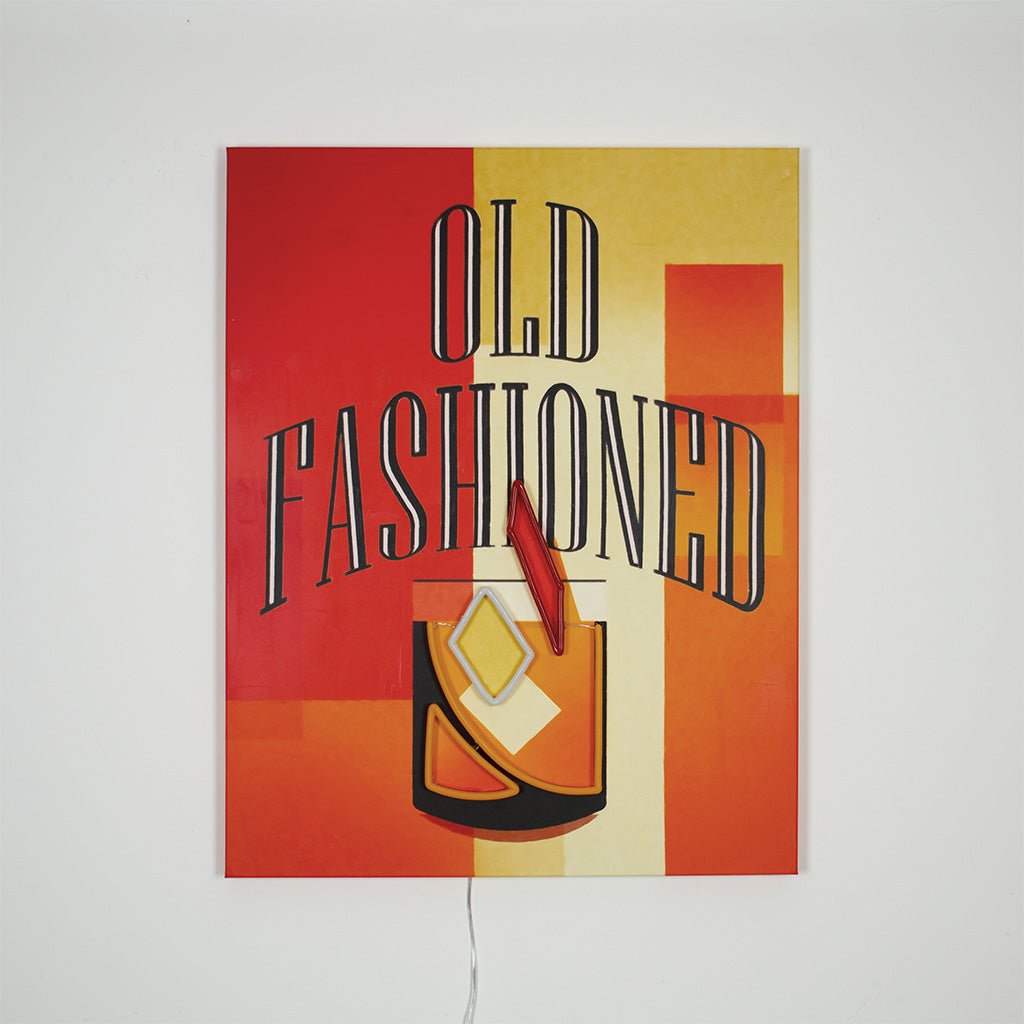 'Old Fashioned' - Wall Painting (LED Neon)
