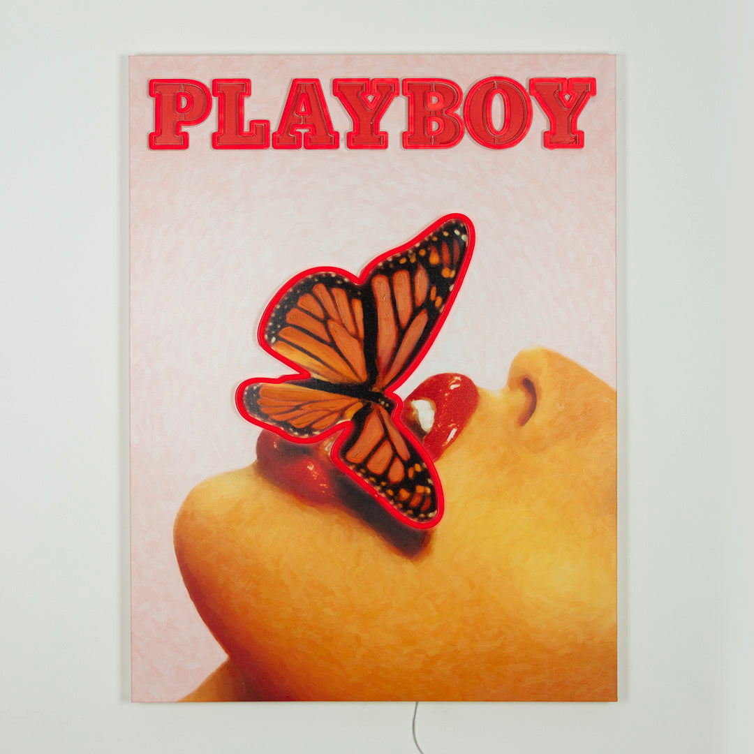 Playboy X Locomocean - Copertina a farfalla (LED Neon) (Pre-ordine)