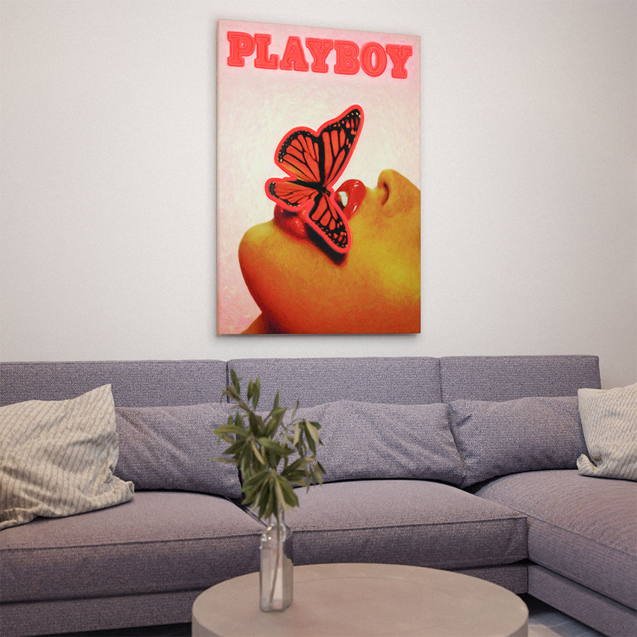 Playboy X Locomocean - Schmetterlingshülle (LED Neon) (Vorbestellung)
