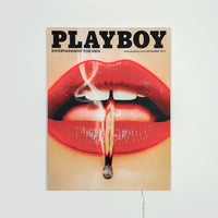 Playboy X Locomocean - Copertina di scena sulla spiaggia (LED Neon) (Pre-ordine)