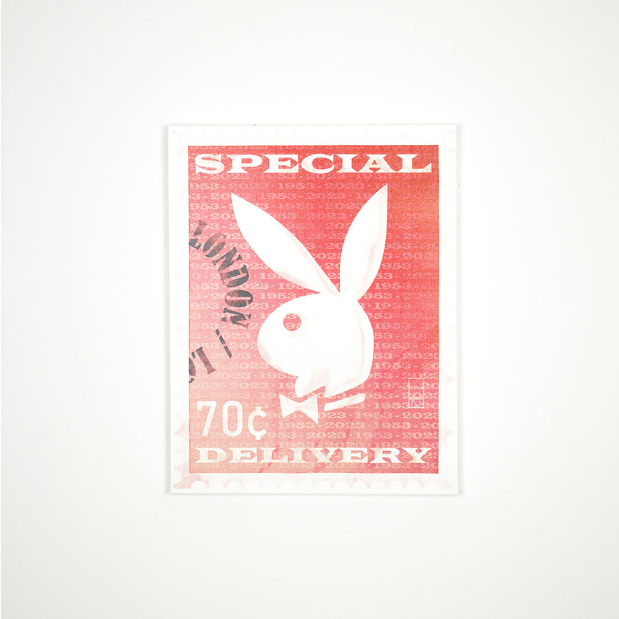 Playboy X Locomocean - Limitierter Stempel-Leinwanddruck (Vorbestellung)
