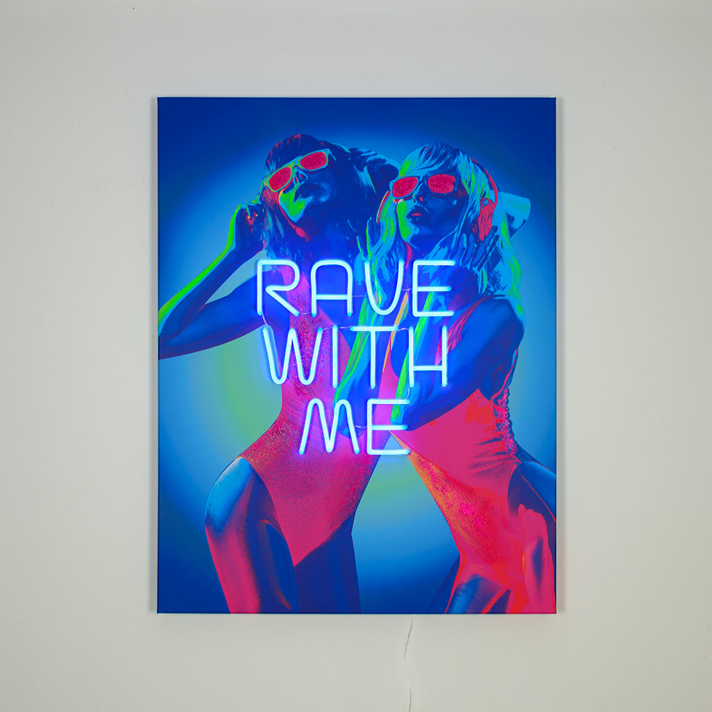 Wall Painting (LED Neon) - Rave With Me