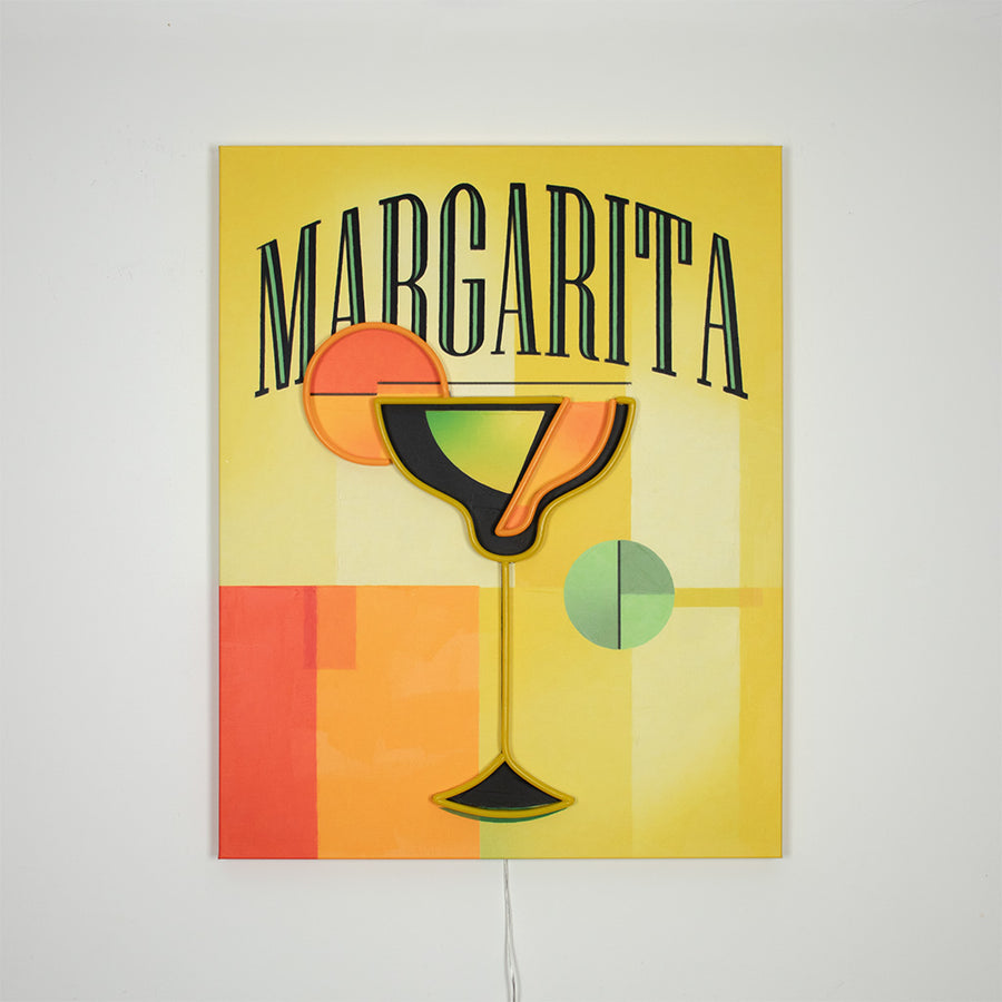 Margarita" - Pittura murale (LED Neon)