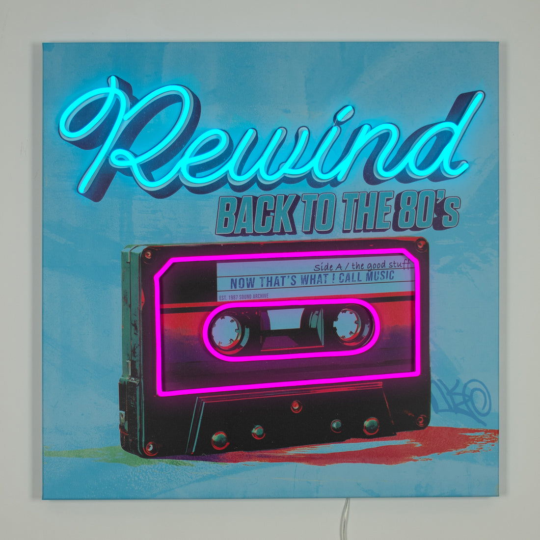 Rewind: LED Neon Canvas