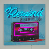 Rewind: LED Neon Canvas