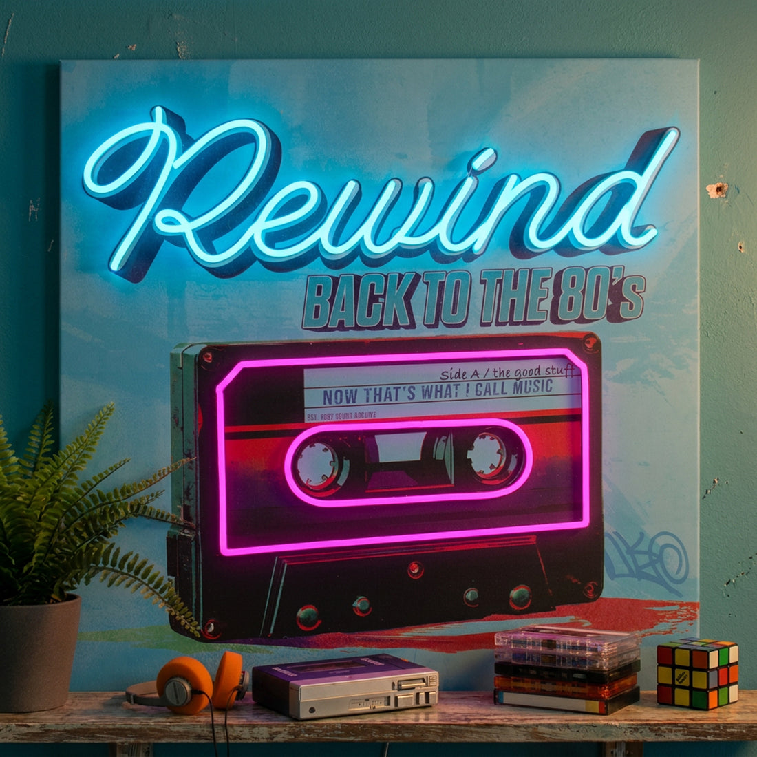 Rewind: LED Neon Canvas