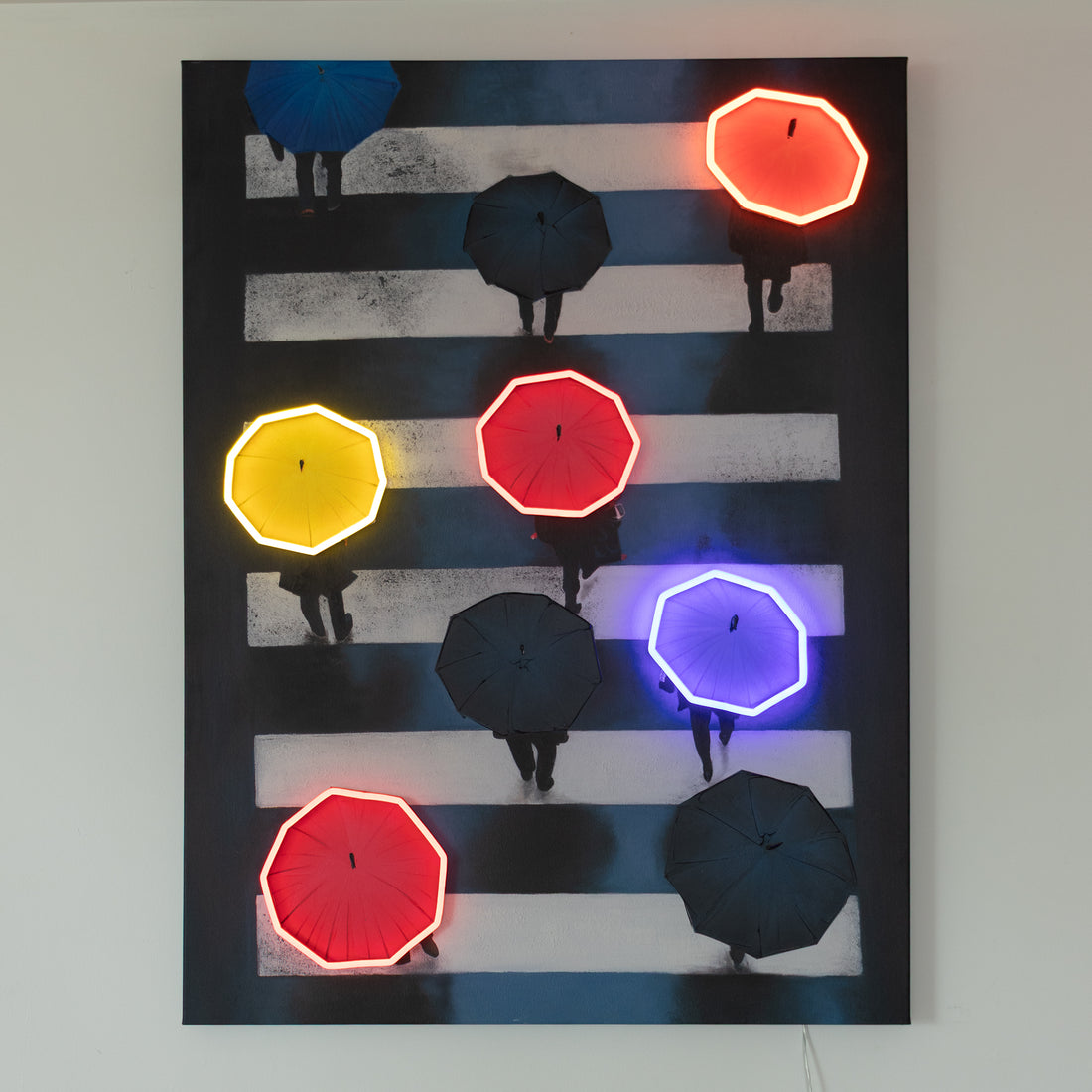 Umbrella: LED Neon Canvas