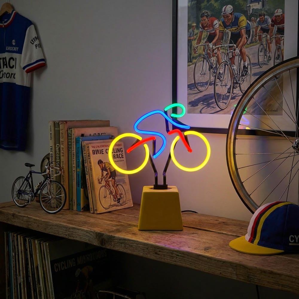 Neon 'Cykel'-skilt