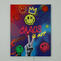 Chaos is Art: SW Smiley LED Neon Canvas