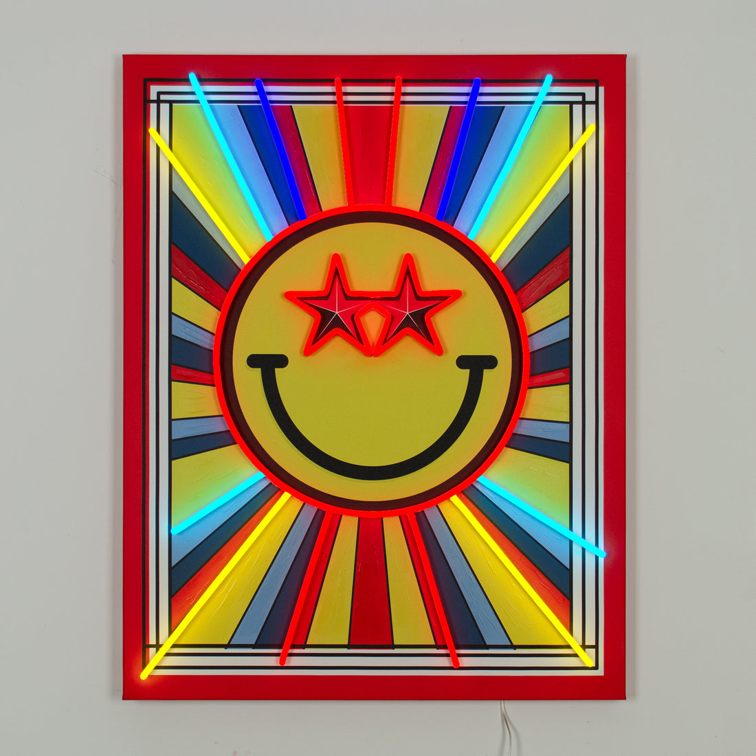Carnival: SW Smiley LED Neon Canvas