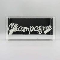 'Champagne' Glass Neon Sign