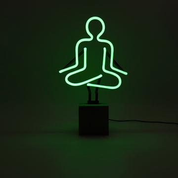 Neon 'Yoga' Sign - Green