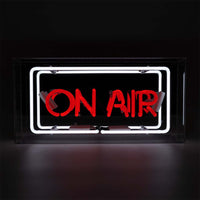 'On Air' Glass Neon Sign