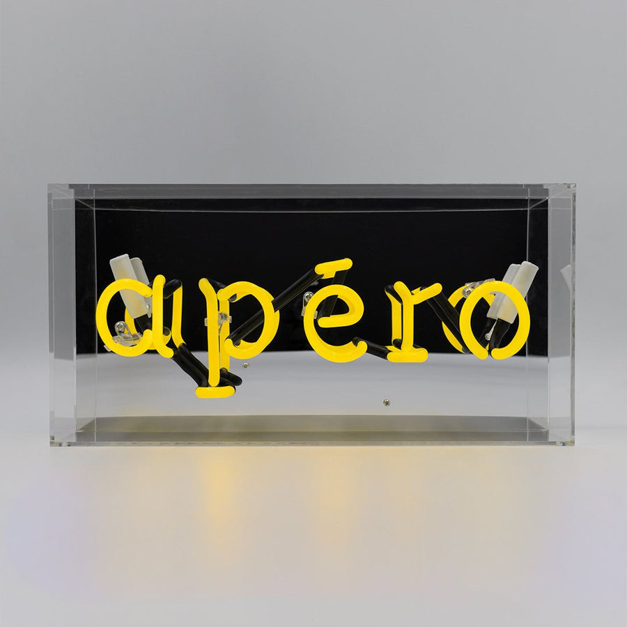 'Apéro' Glass Neon Sign