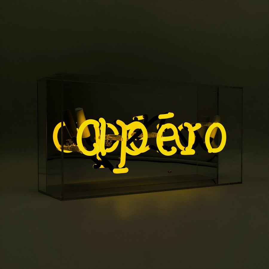 Cartel de neón "Apéro