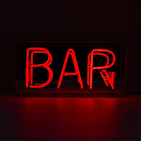 'Bar' Acrylic Box Neon Light - Locomocean