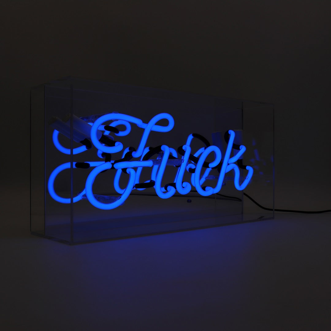 'Fuck' Glass Neon Sign