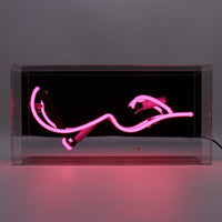 Panneau néon en verre 'HUB (Amour en arabe)