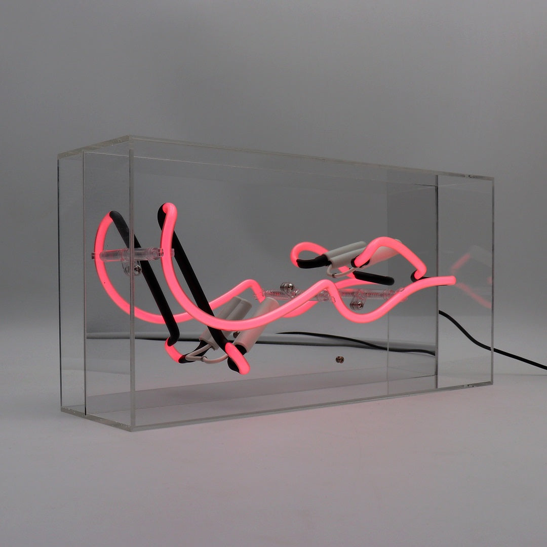 HUB (Liebe auf Arabisch)" Glas-Neonschild