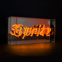 Neonschild 'Spritz' aus Glas