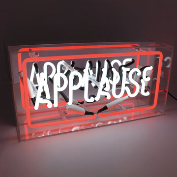 'Applause' Acrylic Box Neon Light - Locomocean