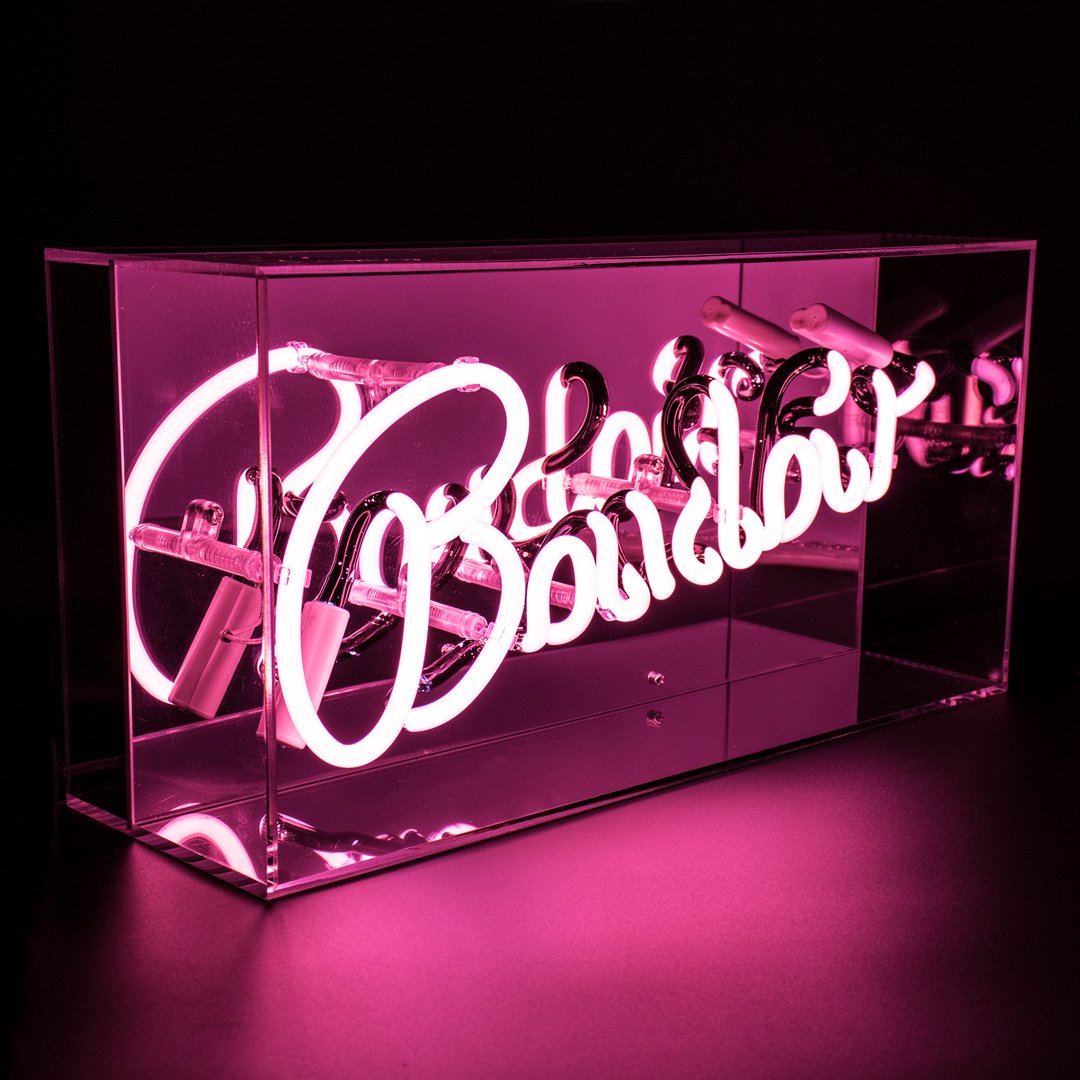 'Boudoir' Acrylic Box Neon Light - Locomocean