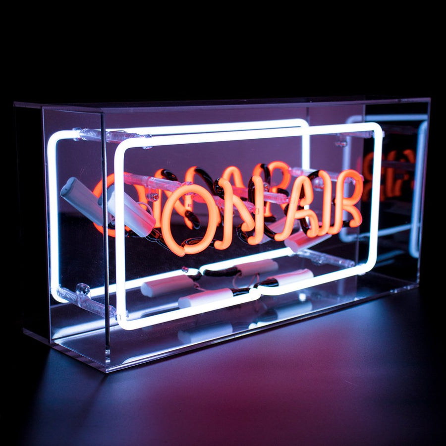 'On Air' Acrylic Box Neon Light - Locomocean