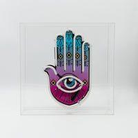 'All Seeing Eye' Large Glass Neon Sign
