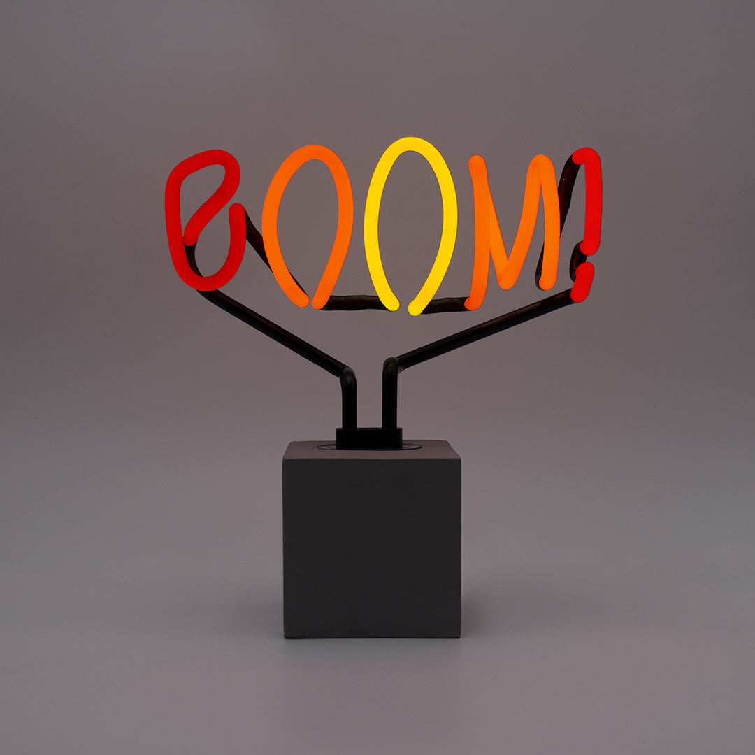 Replacement Glass (GLASS ONLY) - Neon 'Boom' Sign