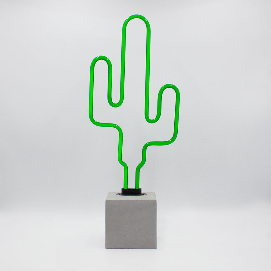 Cartel de neón "Cactus
