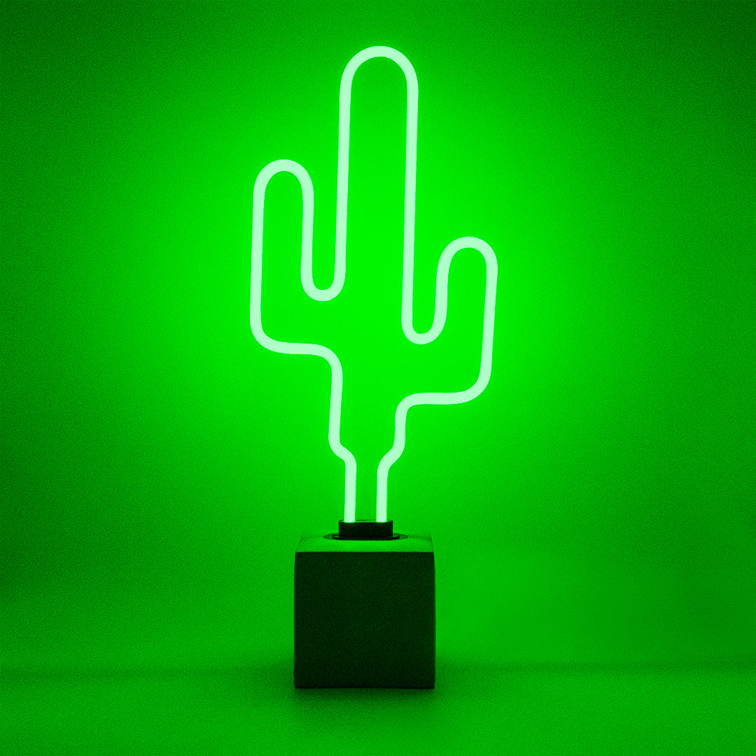 'Cactus' néon en verre de remplacement (VERRE UNIQUEMENT) 