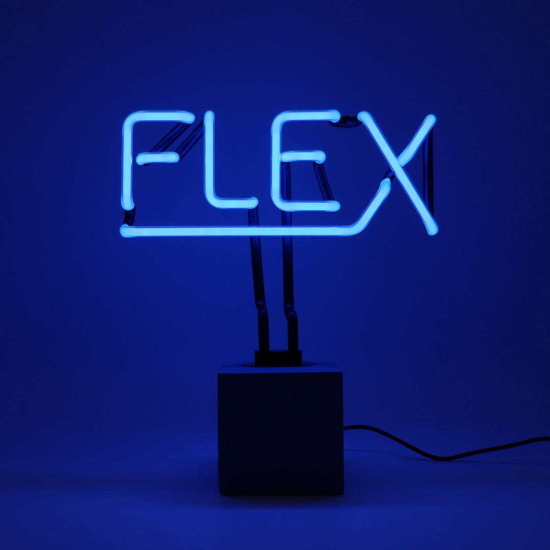 Cartel "Flex" de neón