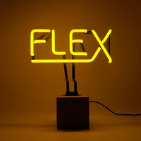 Cartel "Flex" de neón