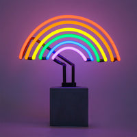 Replacement Glass (GLASS ONLY) - Neon 'Rainbow' Sign