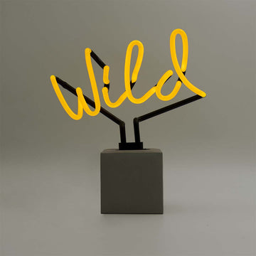 Vetro di ricambio (SOLO VETRO) - Segno "Wild" al neon