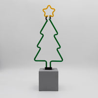 Cartel de neón "Árbol de Navidad