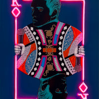 Opera d'arte da parete 'Elvis' - Neon a LED