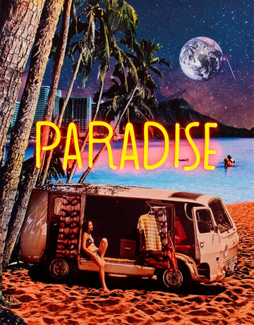 Oeuvre d'art murale 'Paradise' - Néon LED - Bientôt disponible !