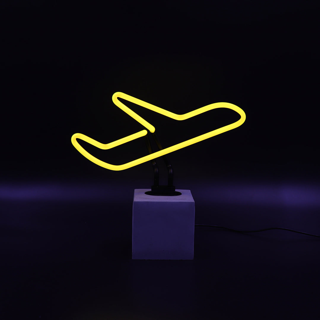 Ersatzglas (NUR GLAS) - Neonschild 'Flugzeug