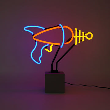 Neonschild 'Strahlenkanone'