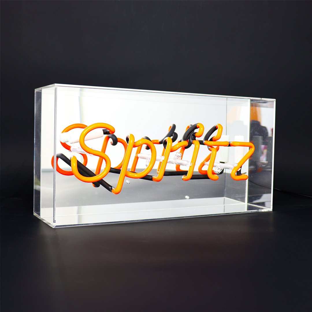 'Spritz' Acrylic Box Neon Light - Locomocean