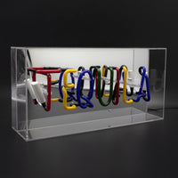 'Tequila' Acrylic Box Neon Light - Locomocean