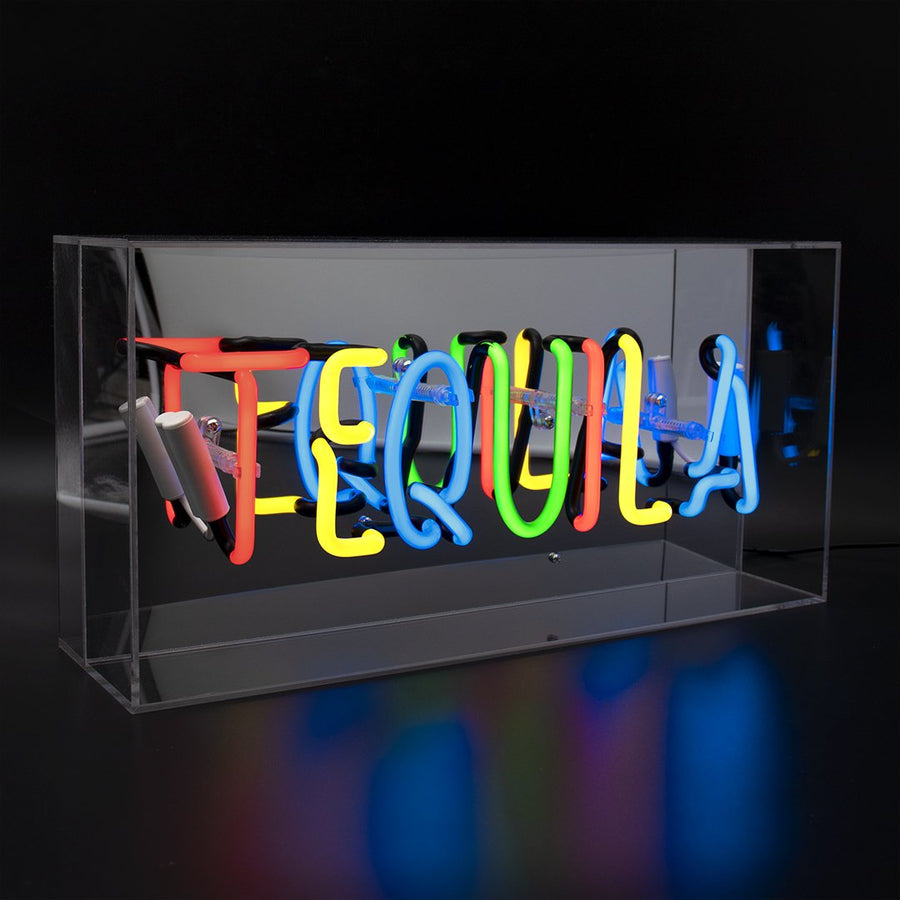 'Tequila' Acrylic Box Neon Light - Locomocean