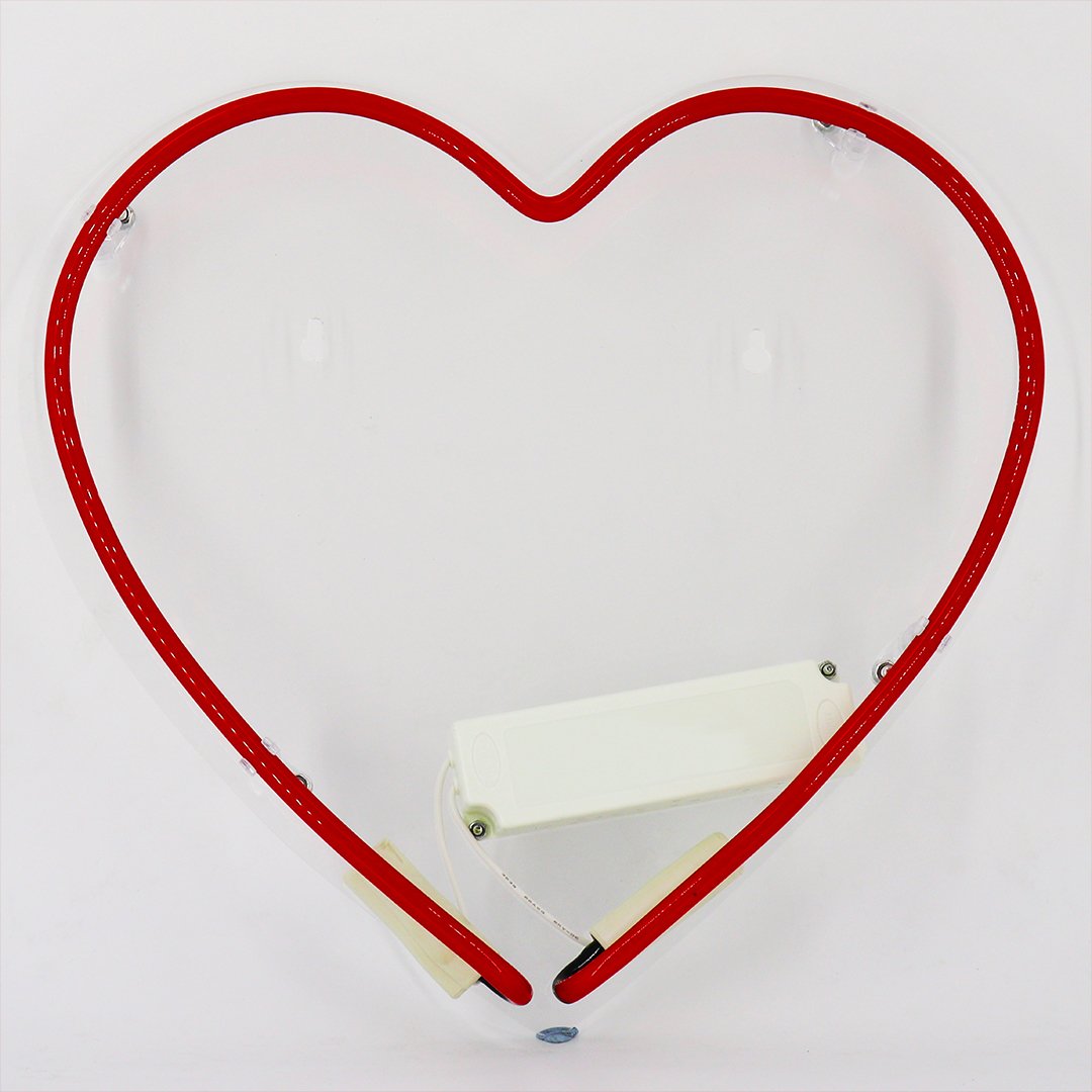 Neon Light ‘Heart’ Wall Sign - Locomocean