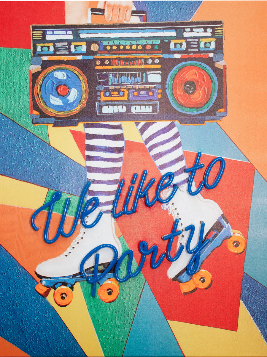 'We Like to Party' Wall Artwork - LED Neon - Locomocean