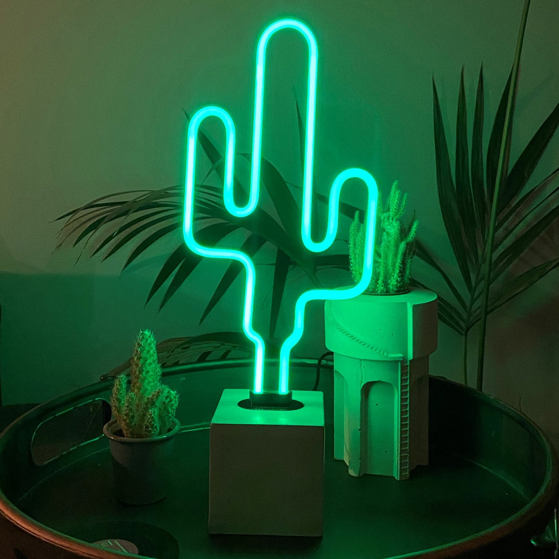 Segno al neon "Cactus