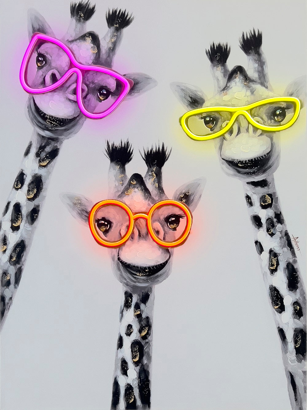 Giraffe' Wandkunstwerk - LED Neon - Demnächst erhältlich!